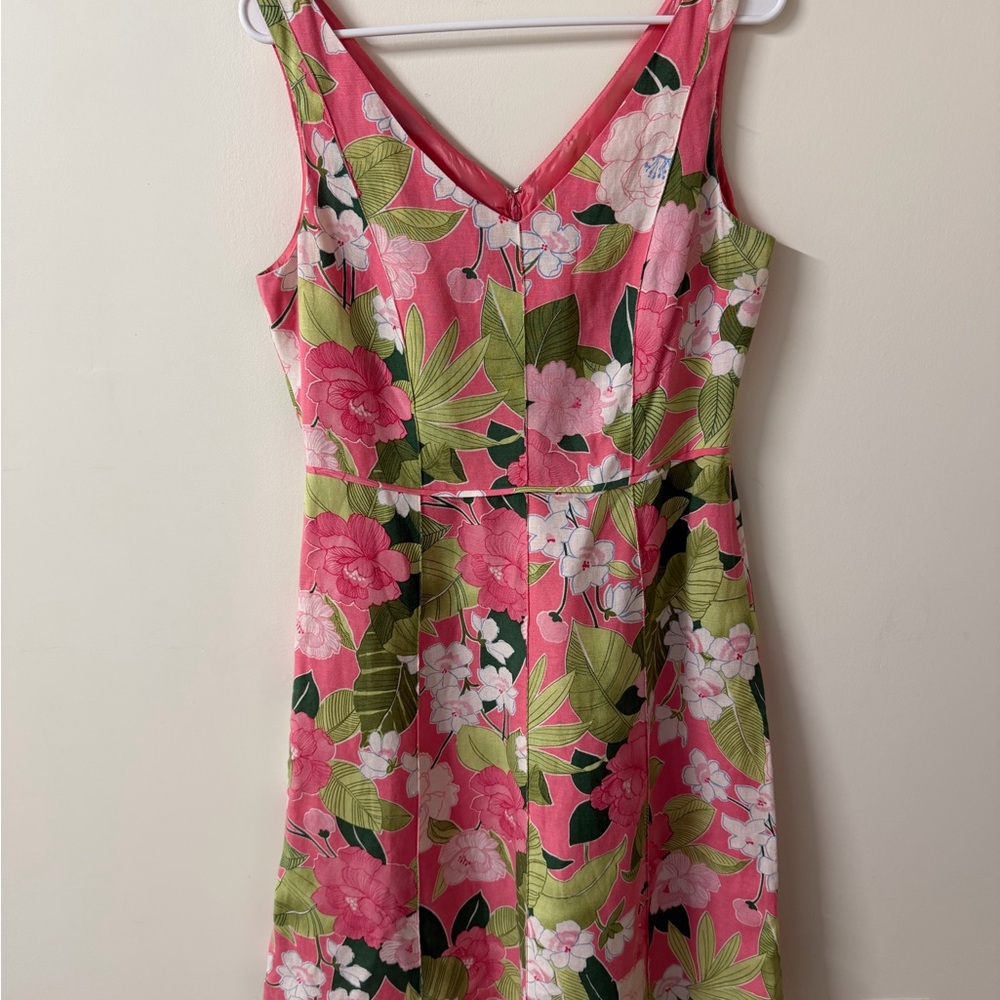Adrianna Papell Pink Floral Dress